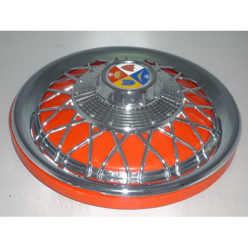 Borchia calotta in rosso per ruota diametro 3.00 x 10 - 3,50 x 10,vespa - ape