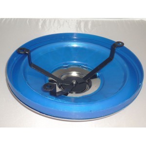 Borchia calotta in blu per ruota diametro 3.00 x 10 - 3,50 x 10,vespa - ape Borchia calotta in blu per ruota diametro 3.00 x 10 - 3,50 x 10,vespa - ape