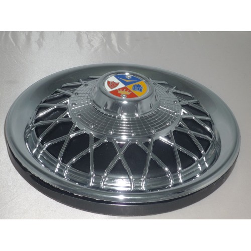 Borchia calotta in nero per ruota diametro 3.00 x 10 - 3,50 x 10,vespa - ape