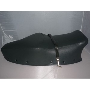 Copertura sella biposto con maniglia in scay verde scuro,vespa 150 gs vs1t Copertura sella biposto con maniglia in scay verde scuro,vespa 150 gs vs1t
