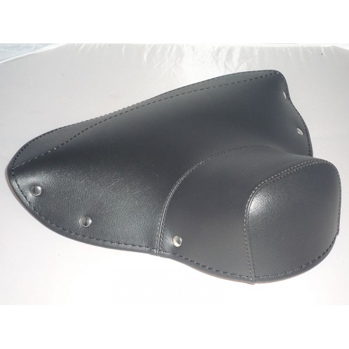 Copertura sella anteriore in scay nero ,vespa 125 1956>57 VN2T