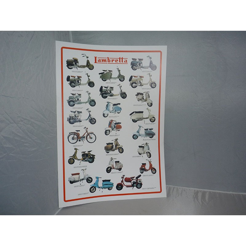 POSTER LAMBRETTA 48X33 POSTER LAMBRETTA 48X33