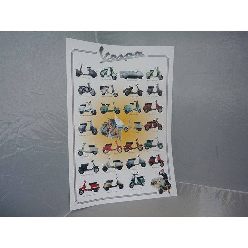POSTER VESPA 48X33 POSTER VESPA 48X33