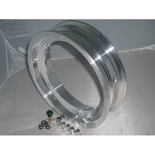 CERCHIO RUOTA IN LEGA ALLUMINIO/SILICIO TUBELESS 3,50X10