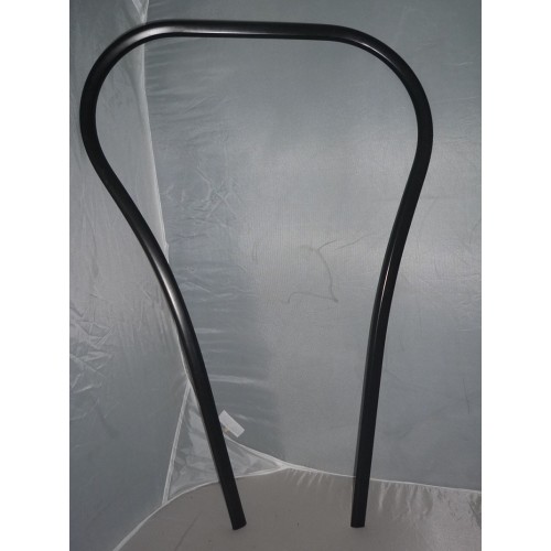 Bordo dello scudo in plastica grigio scuro,vespa 50 - 125.