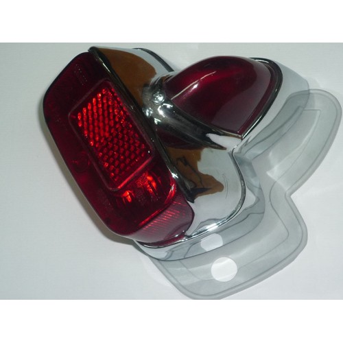 FANALE POSTERIORE COMPLETO IN PLASTICA CROMATO