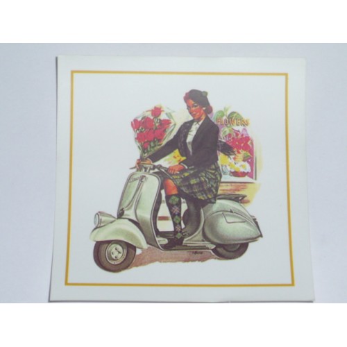 ADESIVO SCONTORNATO VESPA