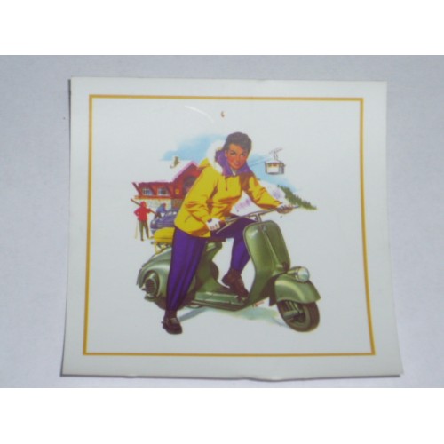 ADESIVO SCONTORNATO VESPA