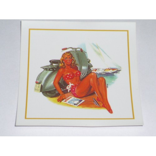 ADESIVO SCONTORNATO VESPA