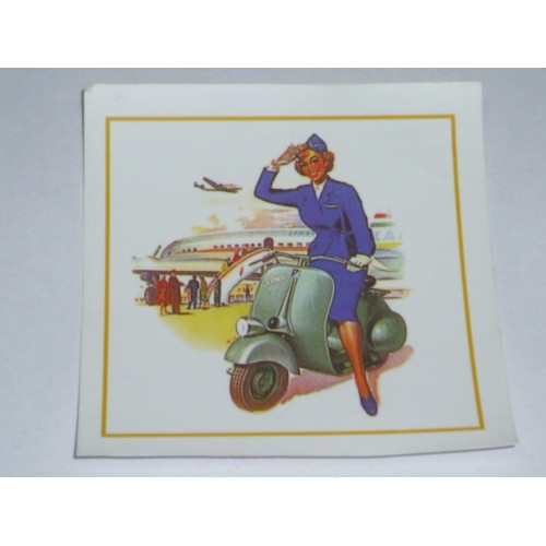 ADESIVO SCONTORNATO VESPA