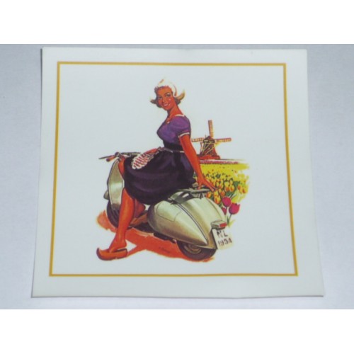 ADESIVO SCONTORNATO VESPA