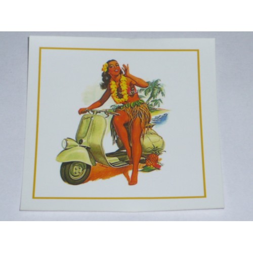 ADESIVO SCONTORNATO VESPA