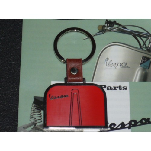 PORTACHIAVI VINTAGE ROSSO
