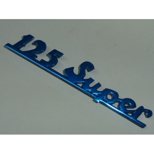 TARGHETTA POSTERIORE BLU 125 SUPER