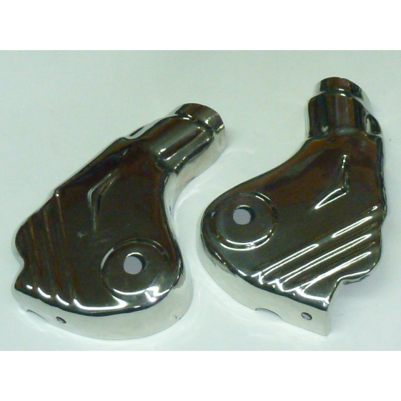 COPPIA FREGI CROMATI FORCELLA ANTERIORE LAMBRETTA COPPIA FREGI CROMATI FORCELLA ANTERIORE LAMBRETTA