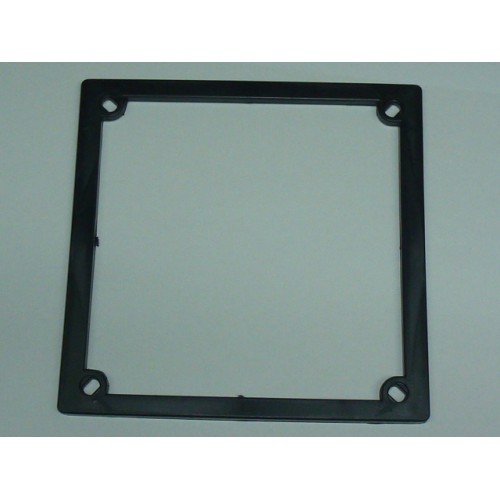 CORNICE TARGA IN PLASTICA NERA
