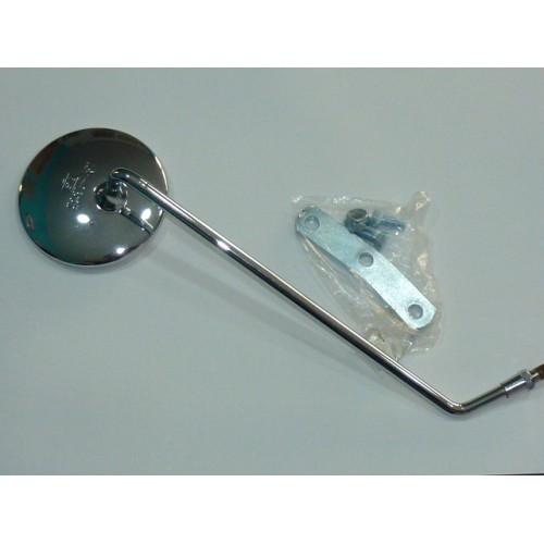SPECCHIETTO TONDO CROMATO SX