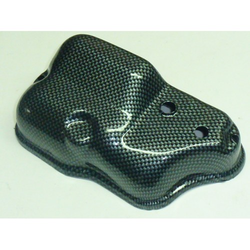 COPERCHIO VASCHETTA IN CARBON LOOK "ESAURITO"