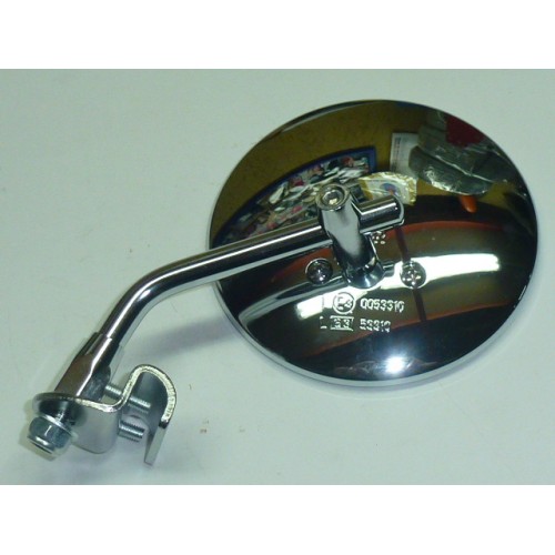 SPECCHIETTO CROMATO ALLO SCUDO REGOLABILE SX-DX