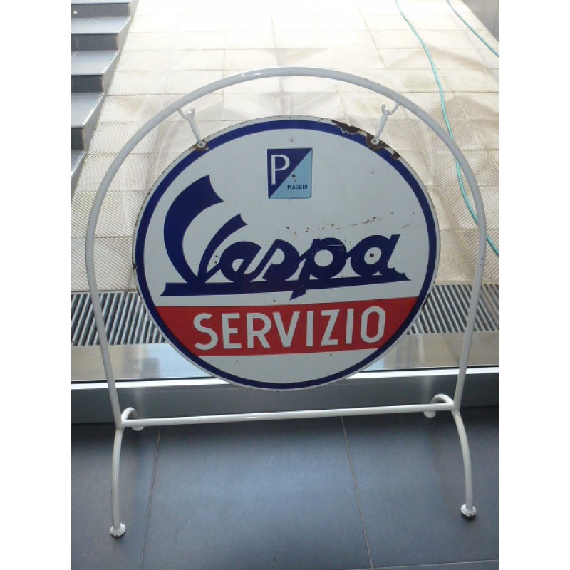 ESPOSITORE INSEGNA "VESPA SERVIZIO" ESPOSITORE INSEGNA "VESPA SERVIZIO"