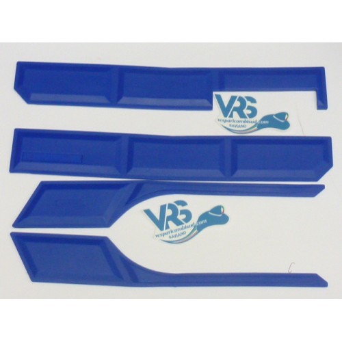 STRISCE PARACOLPI IN GOMMA BLU