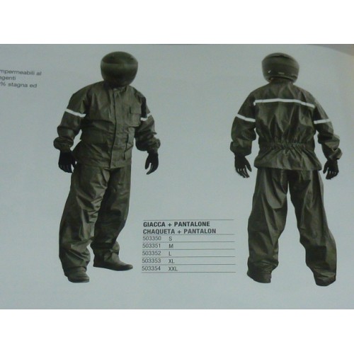 TUTA ANTIPIOGGIA GIACCA + PANTALONE