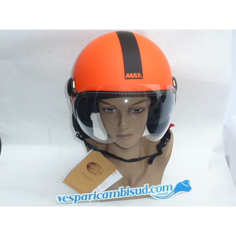Casco Max Power Arancio opaco-Nero Casco Max Power Arancio opaco-Nero