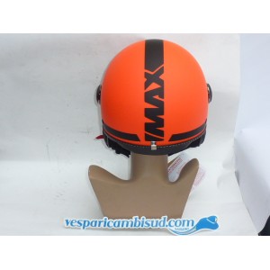 Casco Max Power Arancio opaco-Nero Casco Max Power Arancio opaco-Nero