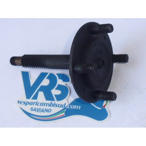 Asse con flangia attacco ruota anteriore,vespa 125 - 150 dadi m10