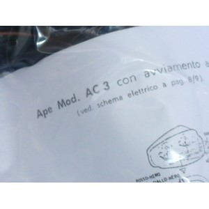 IMPIANTO ELETTRICO APE AC3T IMPIANTO ELETTRICO APE AC3T