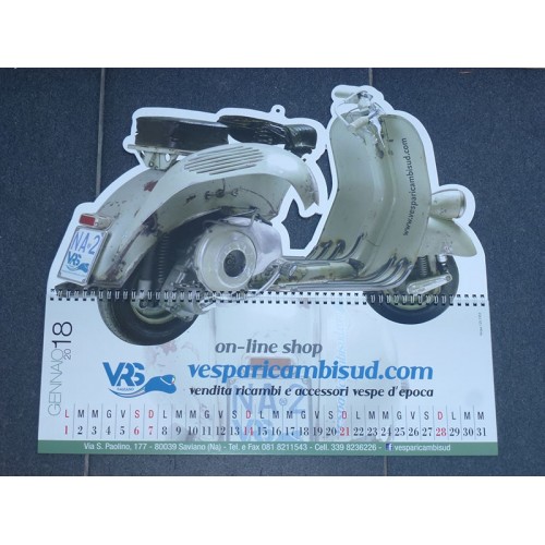 CALENDARIO 2018 VESPA FARO BASSO 1953