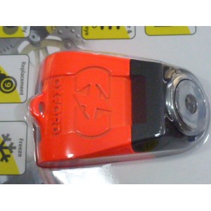 LUCCHETTO OXFORD SCOOT XD5 PIN 5,5mm ARANCIONE DISCO