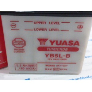 BATTERIA YB5L-B YUASA PIAGGIO 50 Vespa ET2 1997-2000 12V 5AH