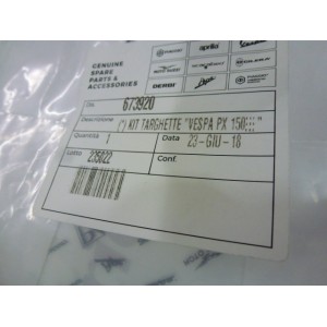 KIT ADESIVI PIAGGIO 150° ANNIVERSARIO UNITA' D'ITALIA VESPA PX 125 150