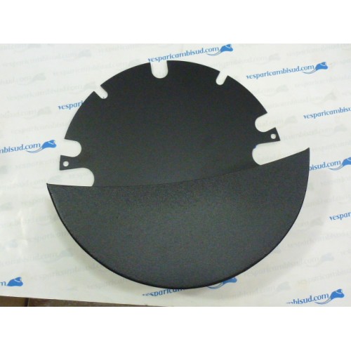 Bauletto portaoggetti sotto cofano-MRP Sparewheelbox-Vespa PX, T5 125cc-nero