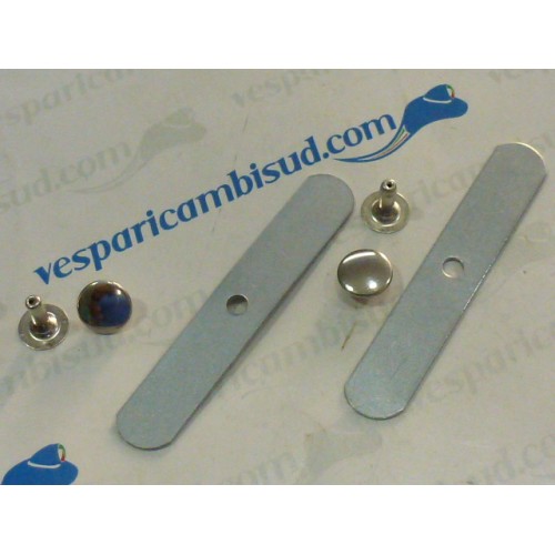COPPIA GANCI CON RIBATTINO FISSAGGIO MONOSELLA
