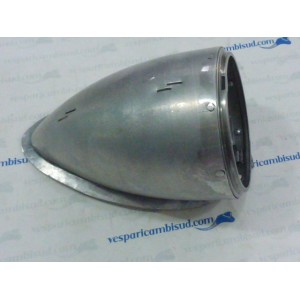 Corpo faro Vespa al parafango mm 95,con fessure di montaggio cresta