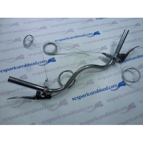 MANUBRIO SPORT VESPA FARO BASSO CON GAS RAPIDO
