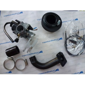 CARBURATORE PINASCO VESPA FARO BASSO KIT COMPLETO