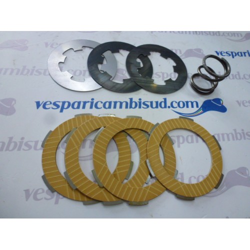 KIT DISCHI FRIZIONE POLINI CON MOLLA FRIZIONE RINFORZATA VESPA 50 PRIMAVERA ET3